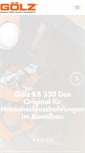 Mobile Screenshot of goelz.de
