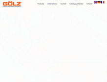 Tablet Screenshot of goelz.de